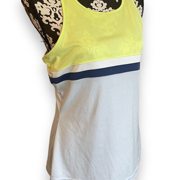 Adidas Women's Club Tennis Tank Semi Frozen Yellow CE1481 L - Picture 7 of 12